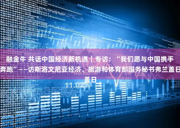 融金牛 共话中国经济新机遇｜专访：“我们愿与中国携手奔跑”——访斯洛文尼亚经济、旅游和体育部国务秘书弗兰盖日
