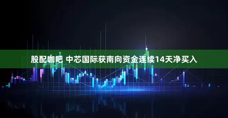 股配咖吧 中芯国际获南向资金连续14天净买入